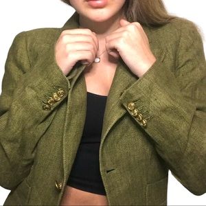 army green smythe ‘duchess’ blazer 💚